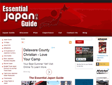 Tablet Screenshot of essential-japan-guide.com